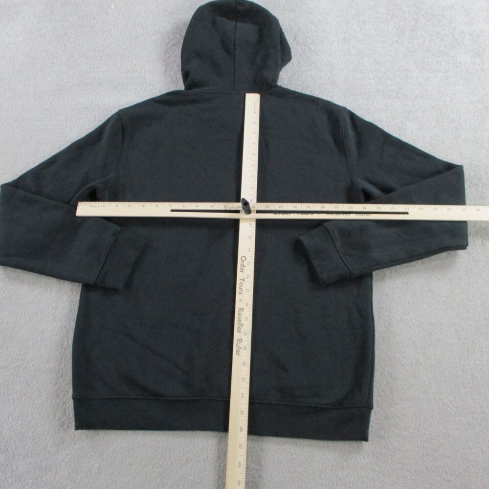 SKIMS Fleece Lounge Hoodie Mens Small Washed Onyx Black Sweatshirt Sweater NWT - Picture 4 of 9